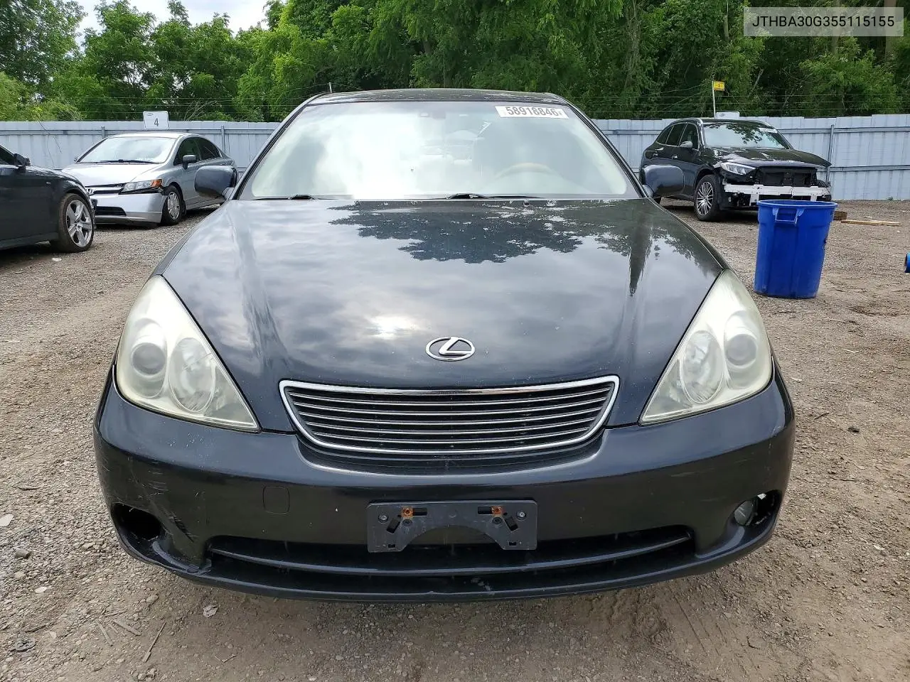 2005 Lexus Es 330 VIN: JTHBA30G355115155 Lot: 58918846