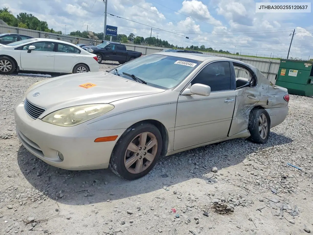 2005 Lexus Es 330 VIN: JTHBA30G255120637 Lot: 60568046