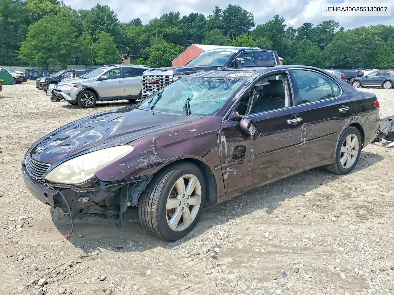 2005 Lexus Es 330 VIN: JTHBA30G855130007 Lot: 61937406