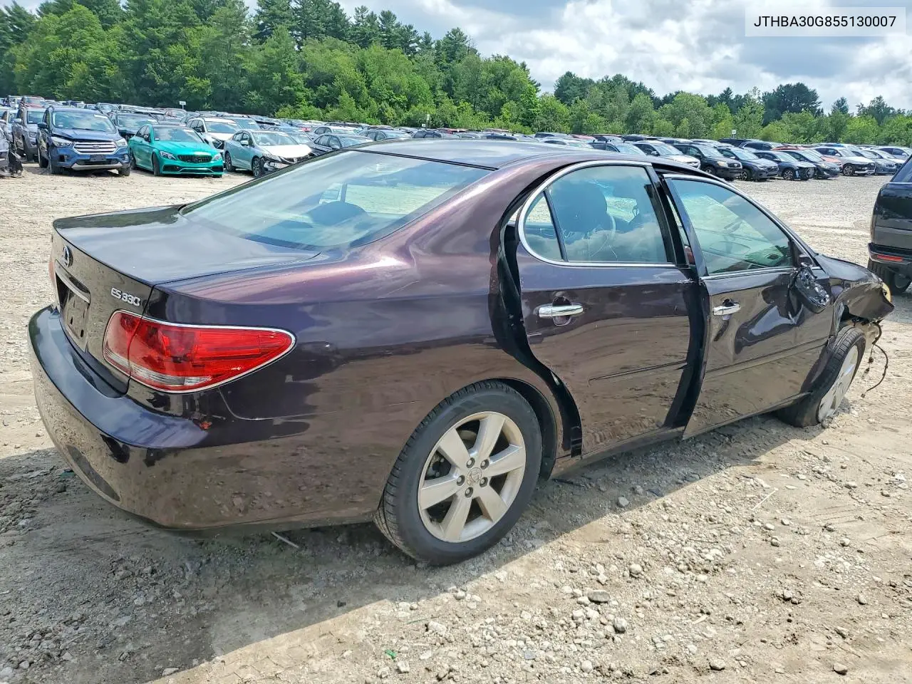 2005 Lexus Es 330 VIN: JTHBA30G855130007 Lot: 61937406
