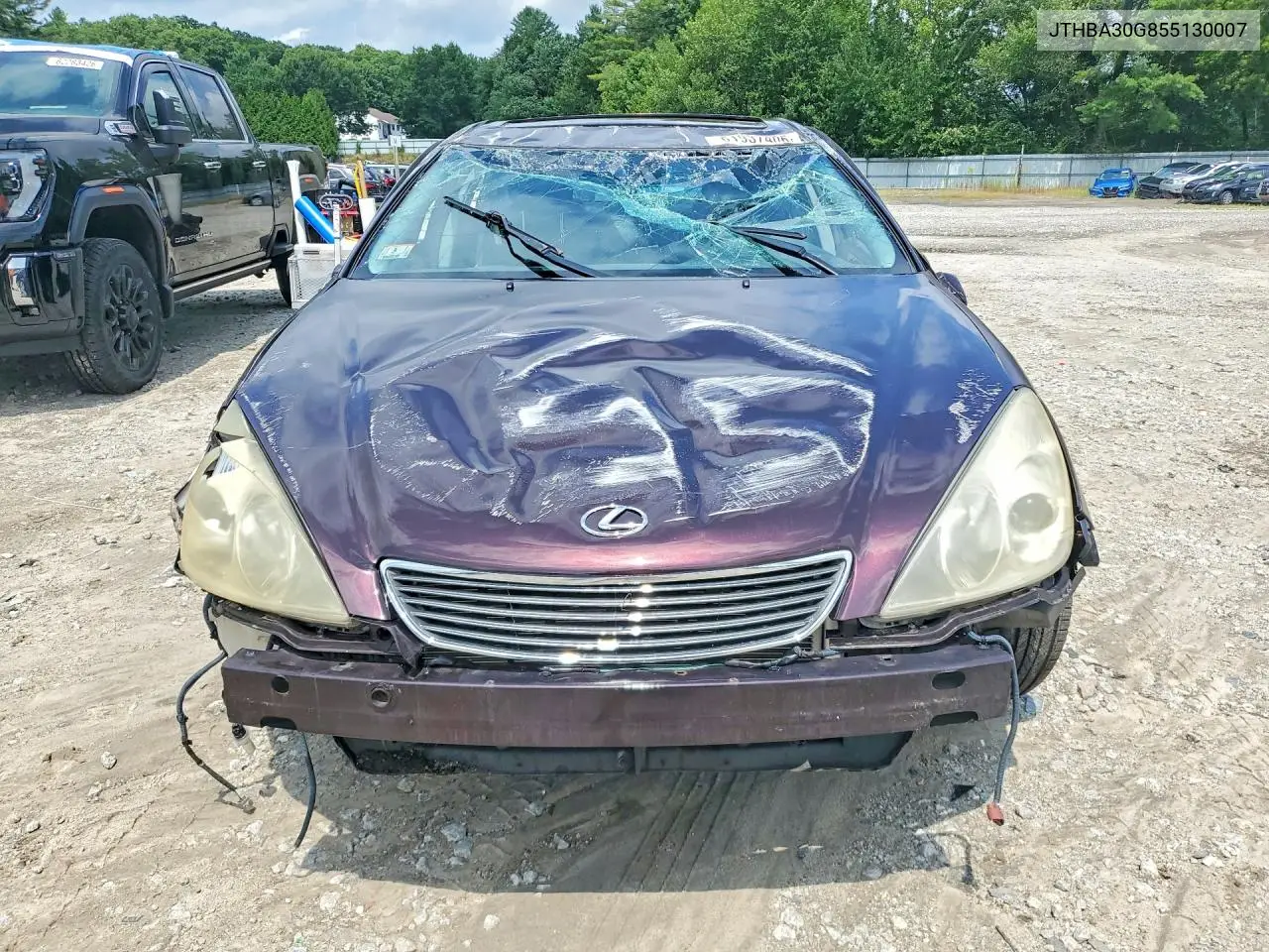2005 Lexus Es 330 VIN: JTHBA30G855130007 Lot: 61937406