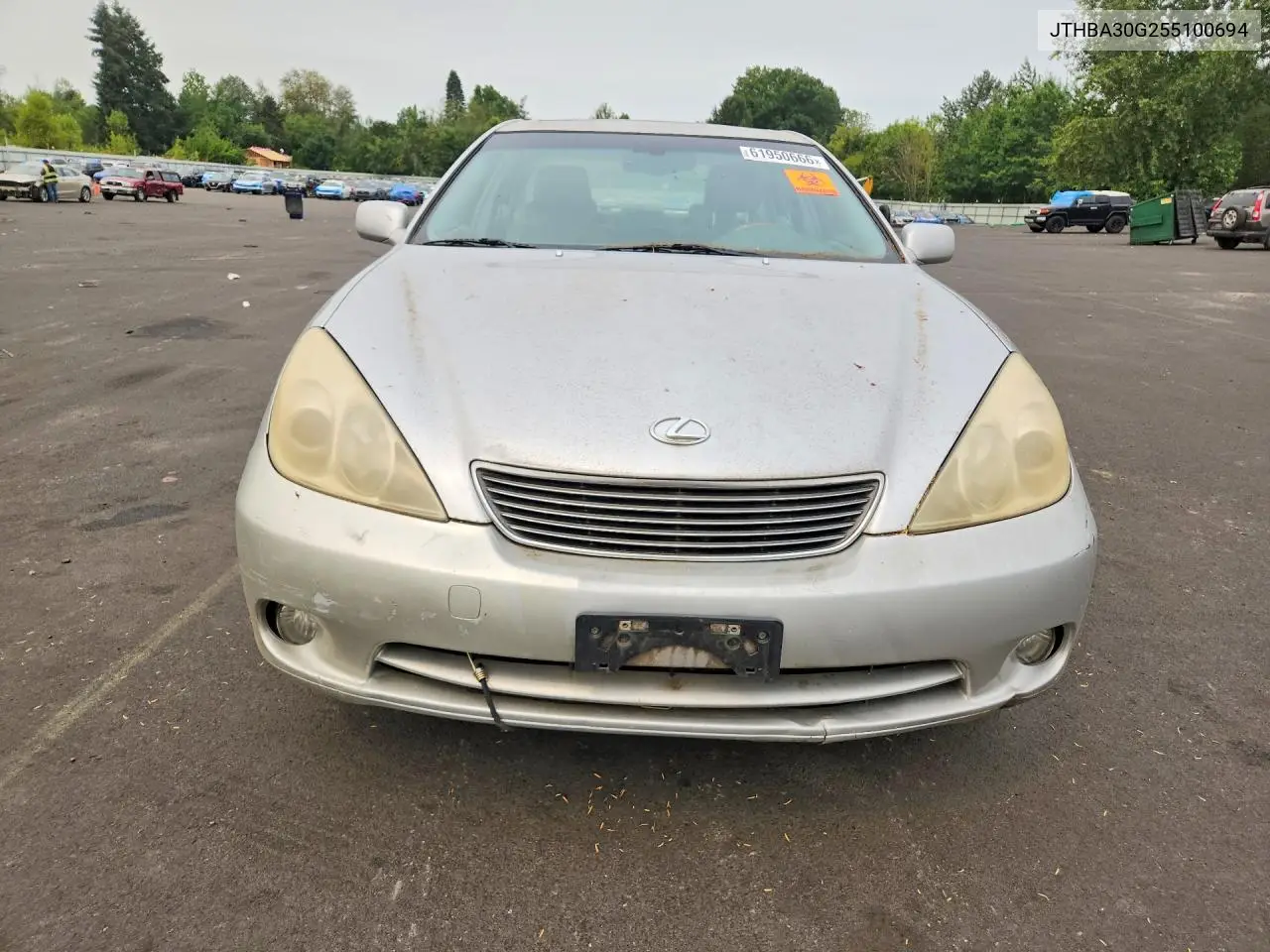 2005 Lexus Es 330 VIN: JTHBA30G255100694 Lot: 61950666