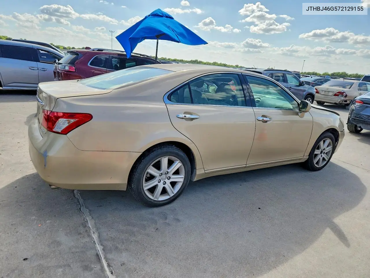 2007 Lexus Es 350 VIN: JTHBJ46G572129155 Lot: 60666146