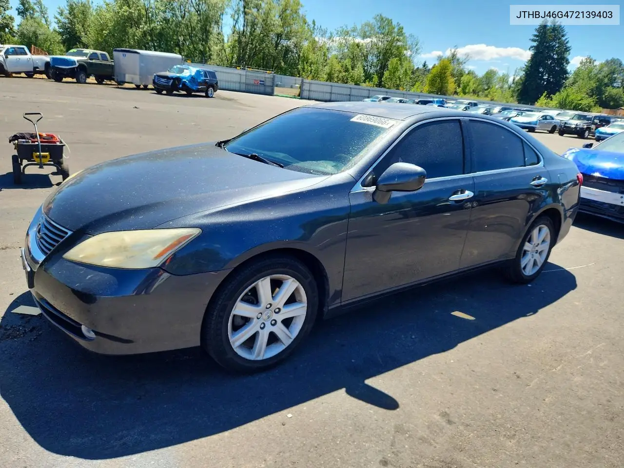 2007 Lexus Es 350 VIN: JTHBJ46G472139403 Lot: 60869066
