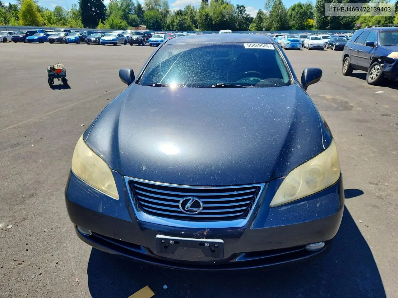 2007 Lexus Es 350 VIN: JTHBJ46G472139403 Lot: 60869066