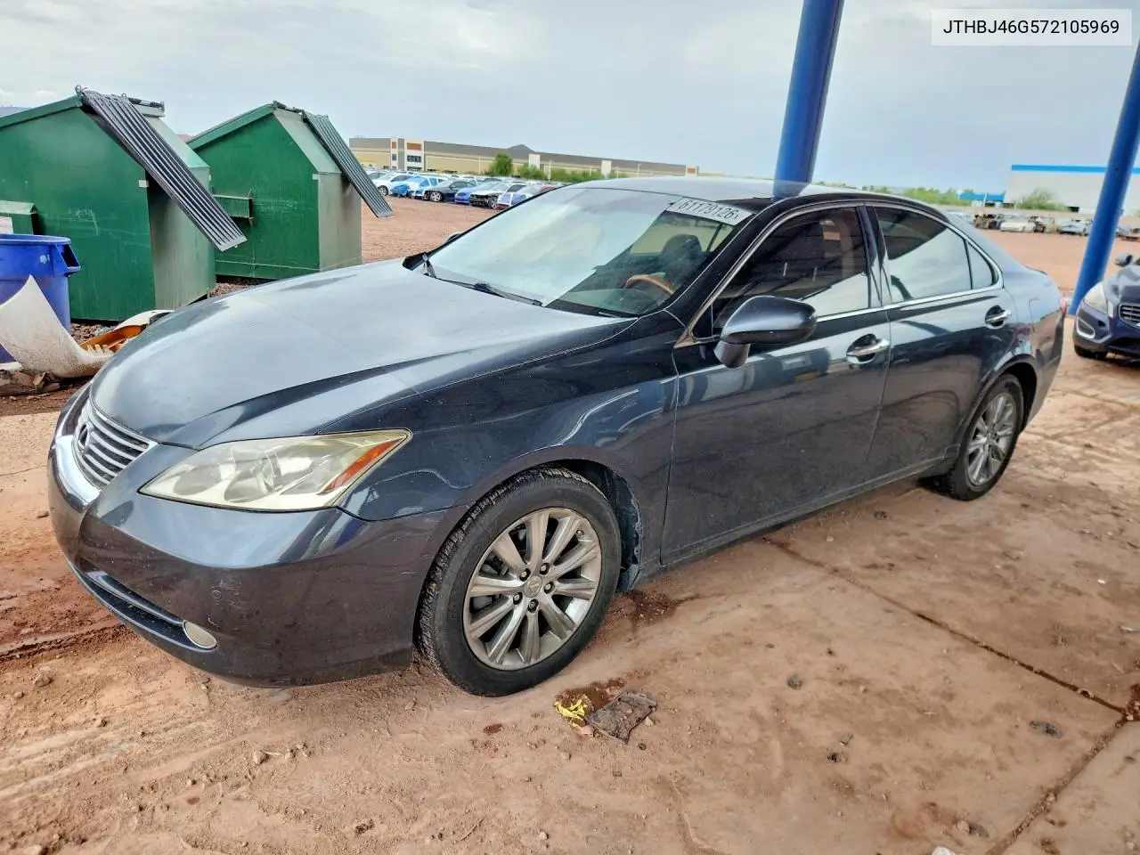 2007 Lexus Es 350 VIN: JTHBJ46G572105969 Lot: 61179126