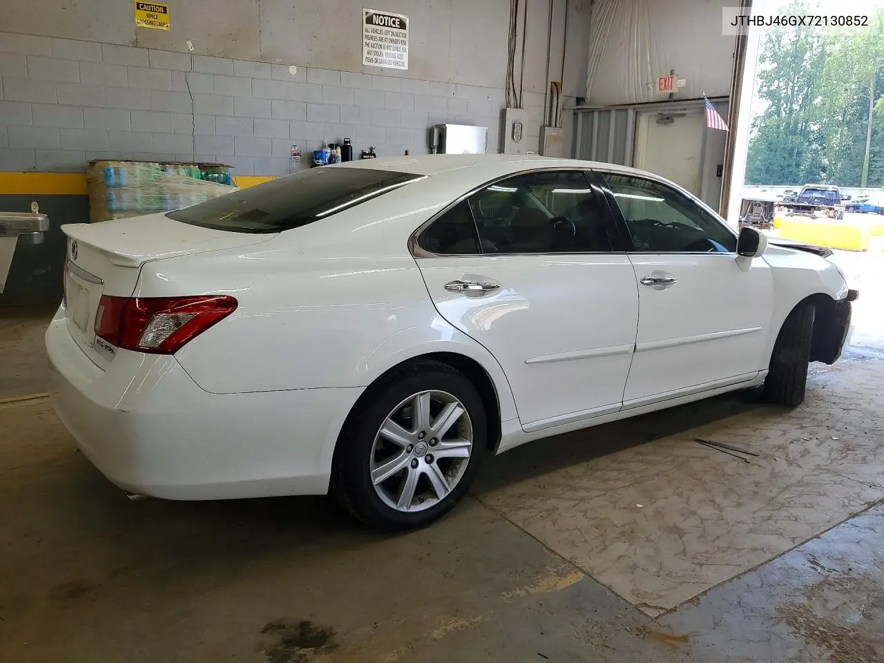 2007 Lexus Es 350 VIN: JTHBJ46GX72130852 Lot: 61504356