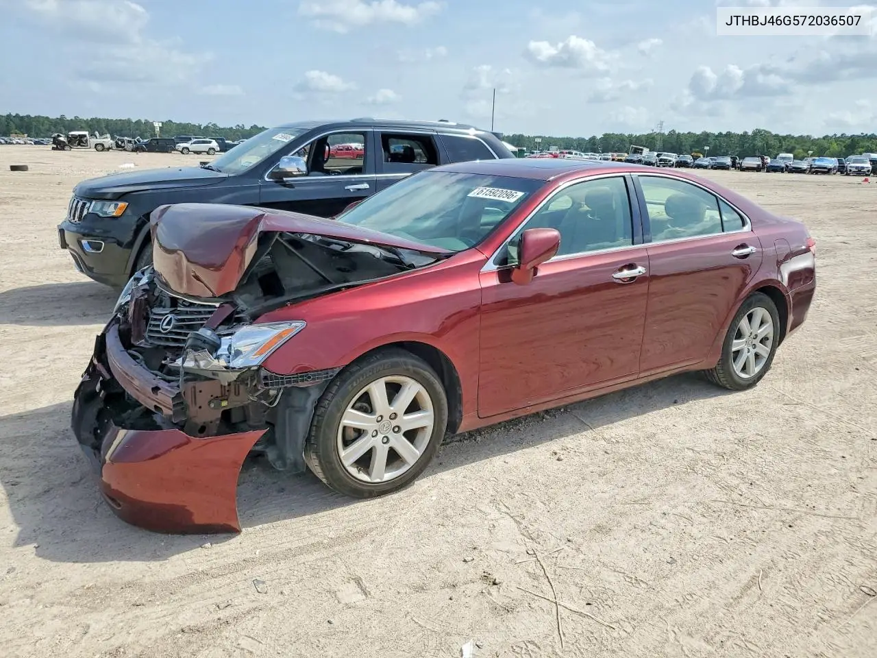 2007 Lexus Es 350 VIN: JTHBJ46G572036507 Lot: 61592096