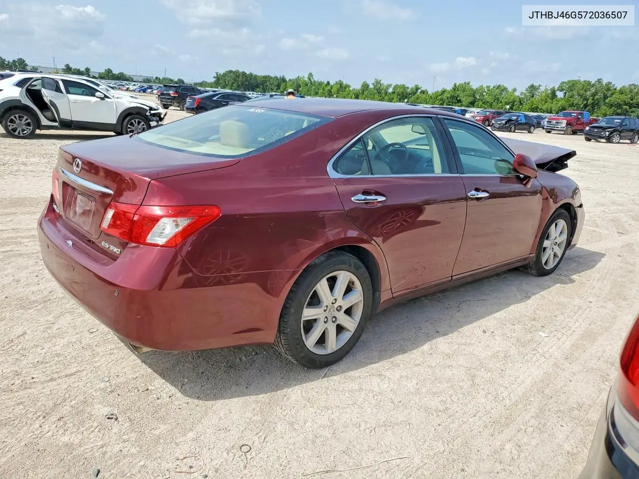 2007 Lexus Es 350 VIN: JTHBJ46G572036507 Lot: 61592096
