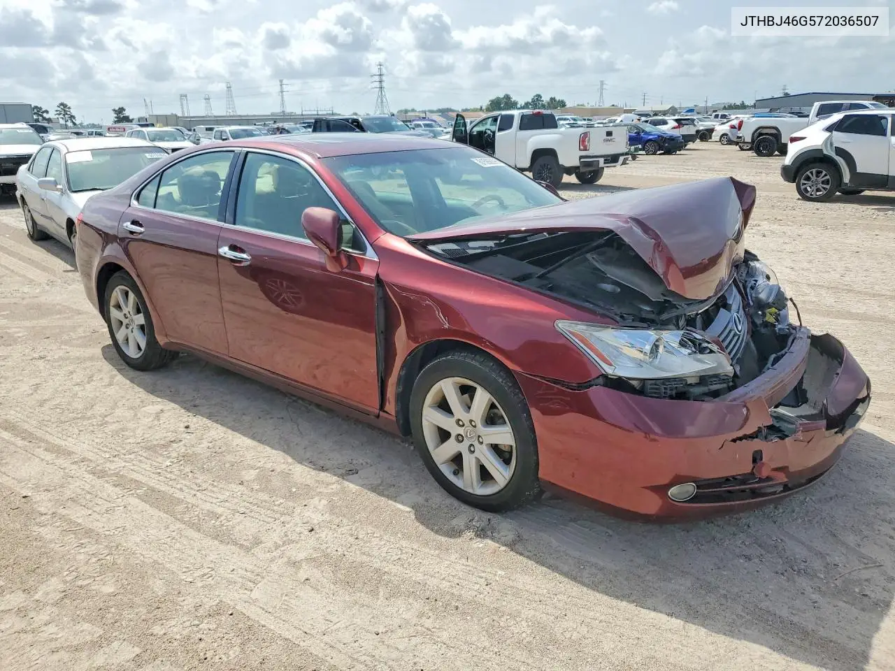 2007 Lexus Es 350 VIN: JTHBJ46G572036507 Lot: 61592096