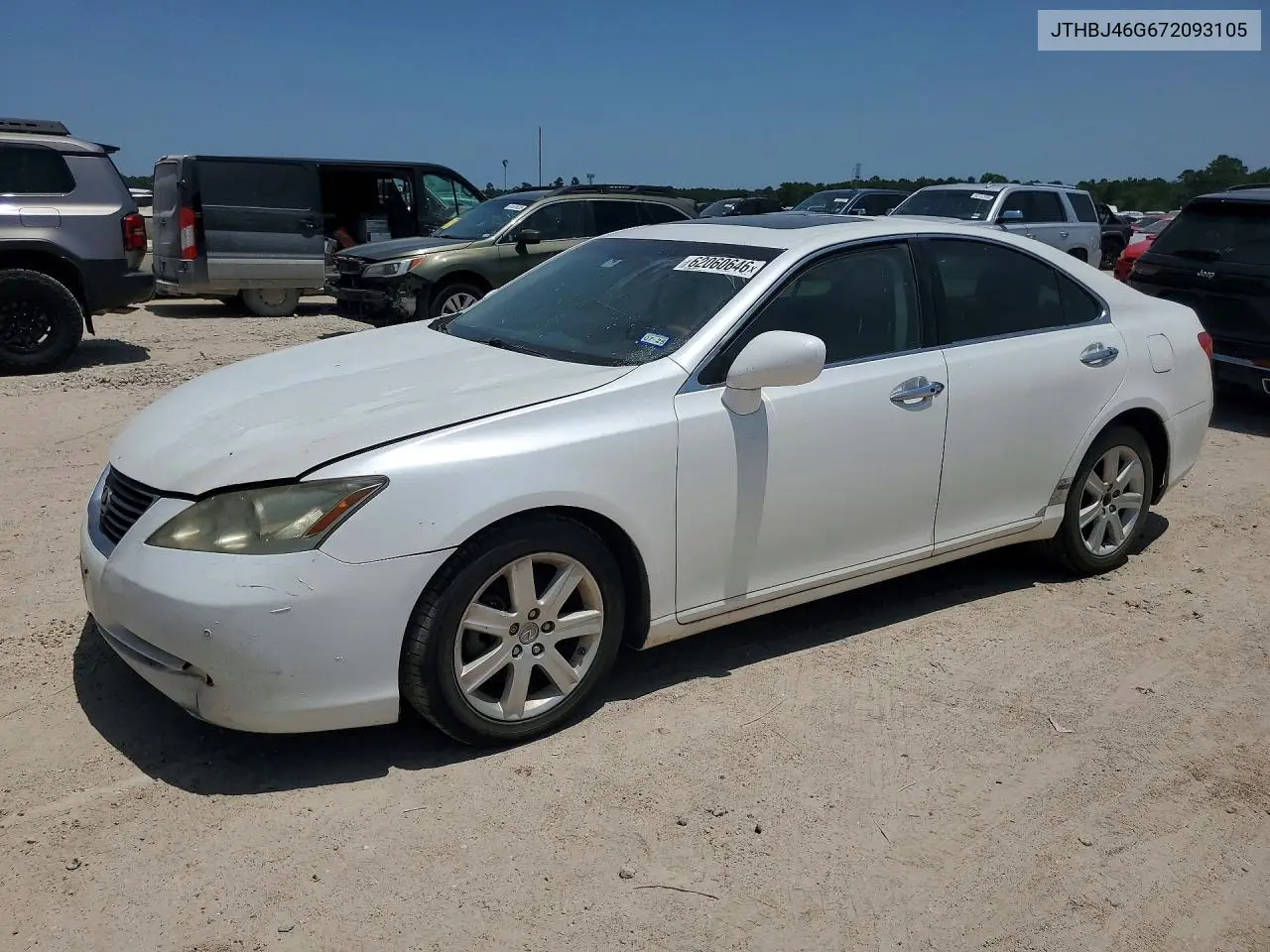 2007 Lexus Es 350 VIN: JTHBJ46G672093105 Lot: 62060646
