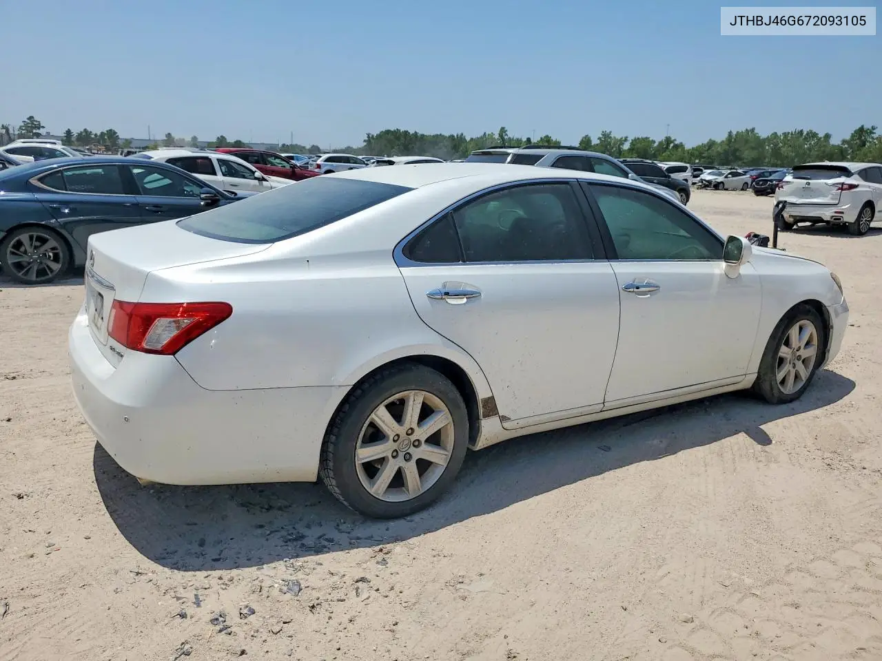 2007 Lexus Es 350 VIN: JTHBJ46G672093105 Lot: 62060646