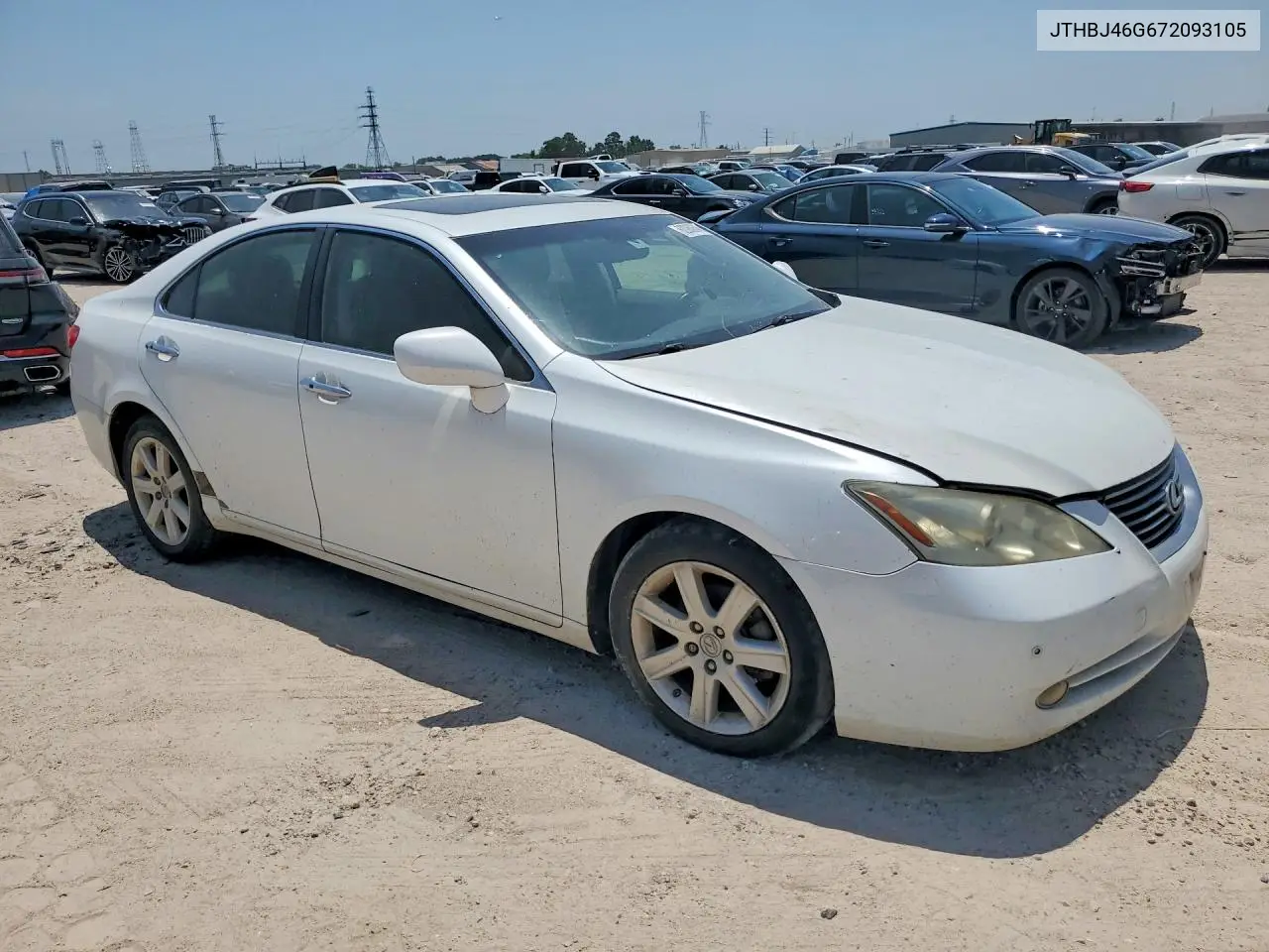 2007 Lexus Es 350 VIN: JTHBJ46G672093105 Lot: 62060646