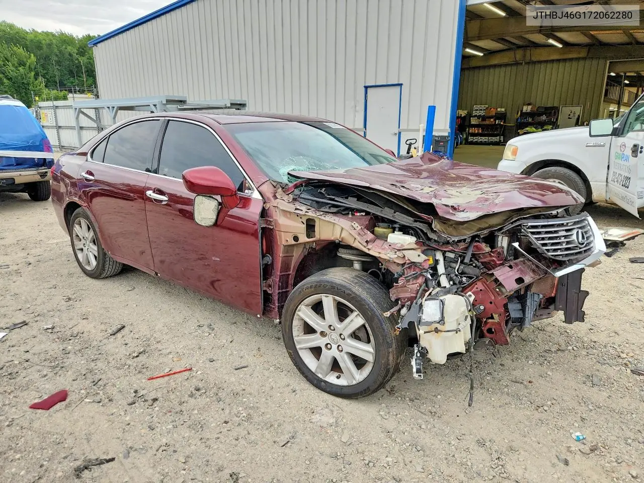 2007 Lexus Es 350 VIN: JTHBJ46G172062280 Lot: 62098976