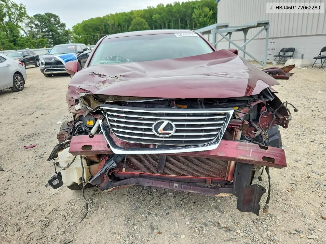 2007 Lexus Es 350 VIN: JTHBJ46G172062280 Lot: 62098976