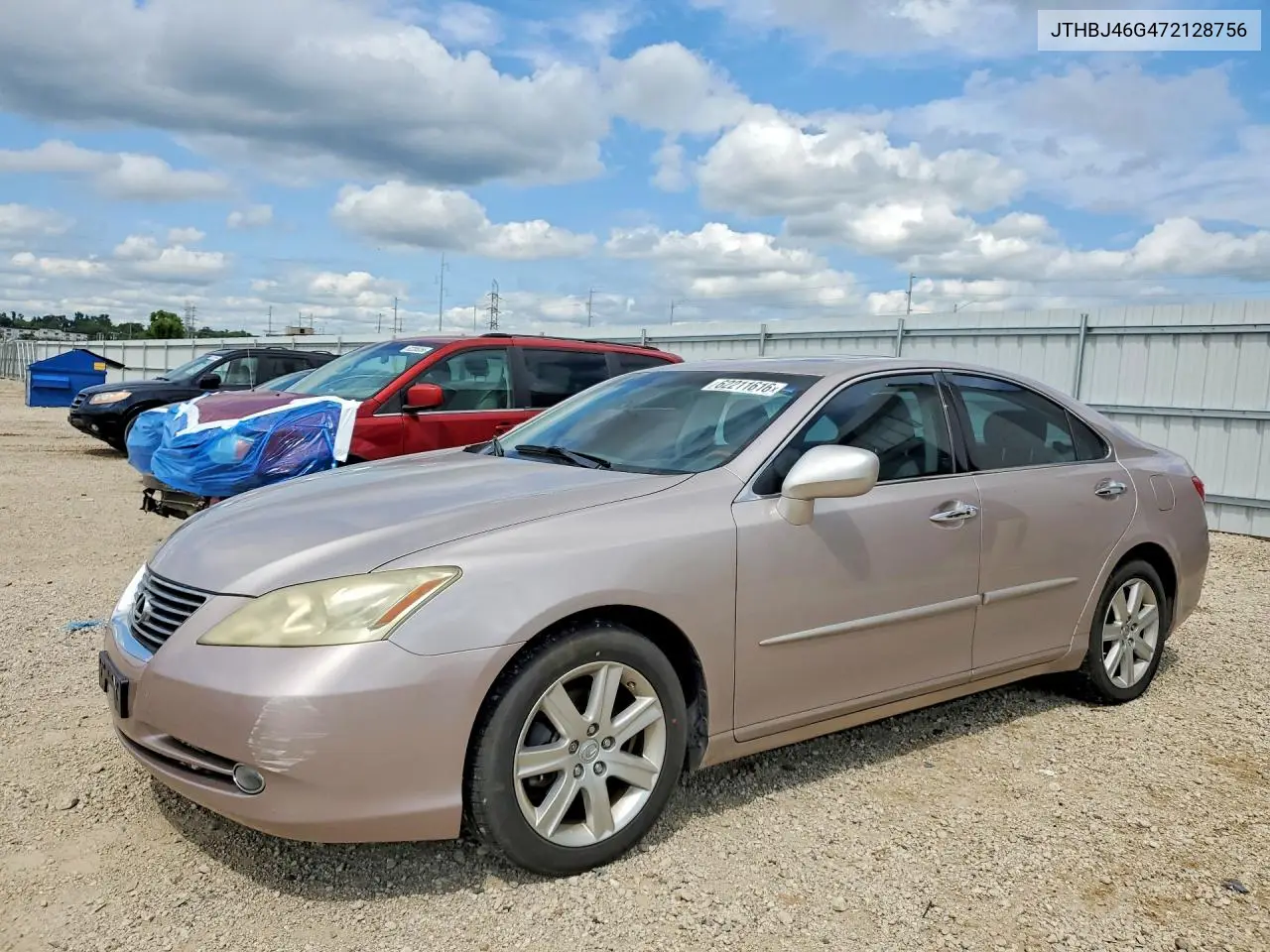 2007 Lexus Es 350 VIN: JTHBJ46G472128756 Lot: 62211616