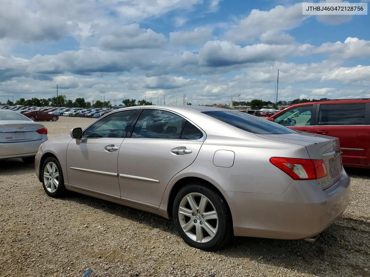 2007 Lexus Es 350 VIN: JTHBJ46G472128756 Lot: 62211616