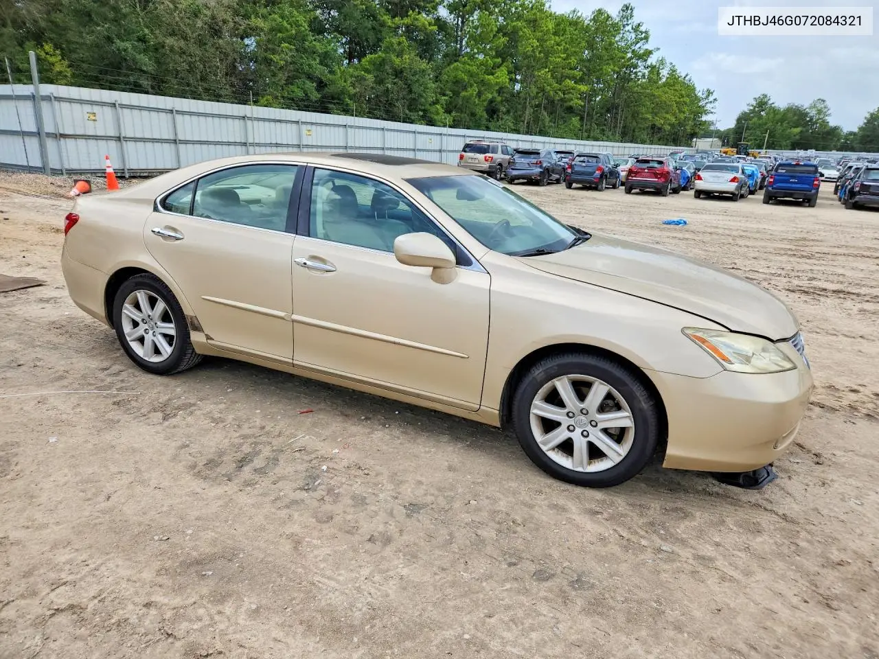 2007 Lexus Es 350 VIN: JTHBJ46G072084321 Lot: 62451376
