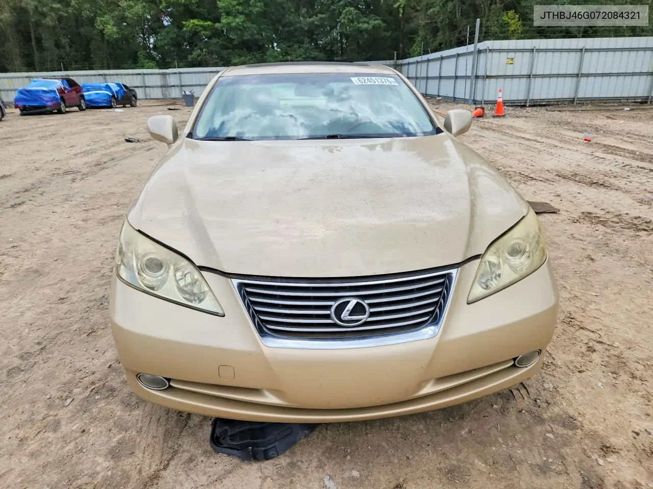 2007 Lexus Es 350 VIN: JTHBJ46G072084321 Lot: 62451376