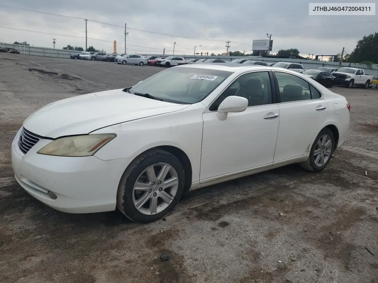 JTHBJ46G472004311 2007 Lexus Es 350
