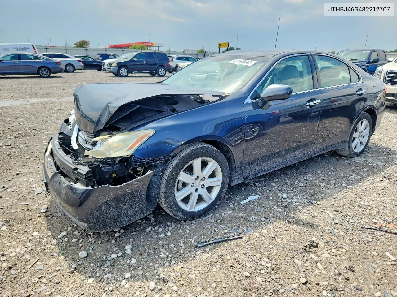 2008 Lexus Es 350 VIN: JTHBJ46G482212707 Lot: 60163446