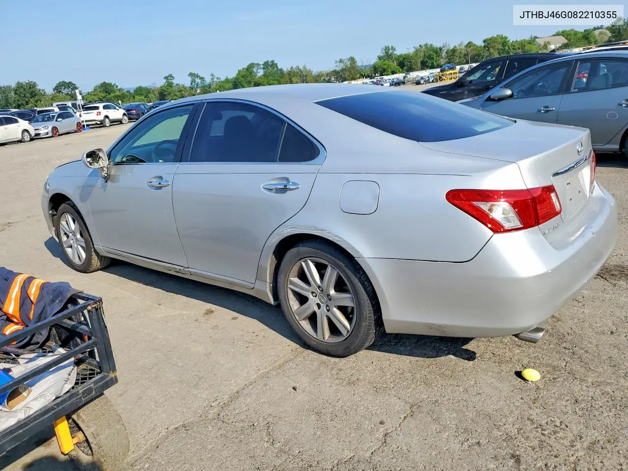 2008 Lexus Es 350 VIN: JTHBJ46G082210355 Lot: 60935186