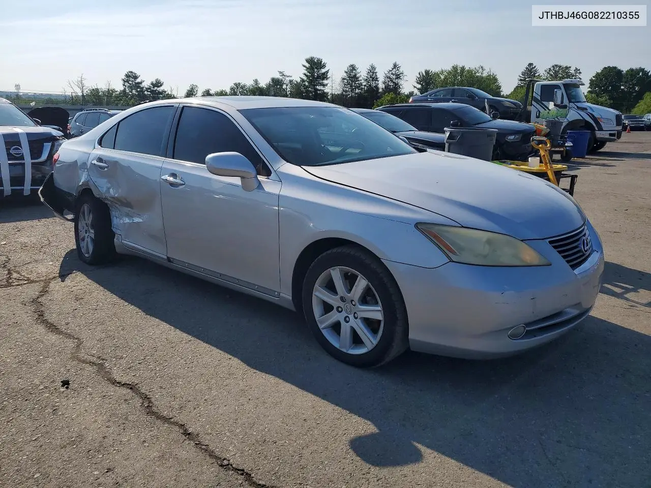 2008 Lexus Es 350 VIN: JTHBJ46G082210355 Lot: 60935186
