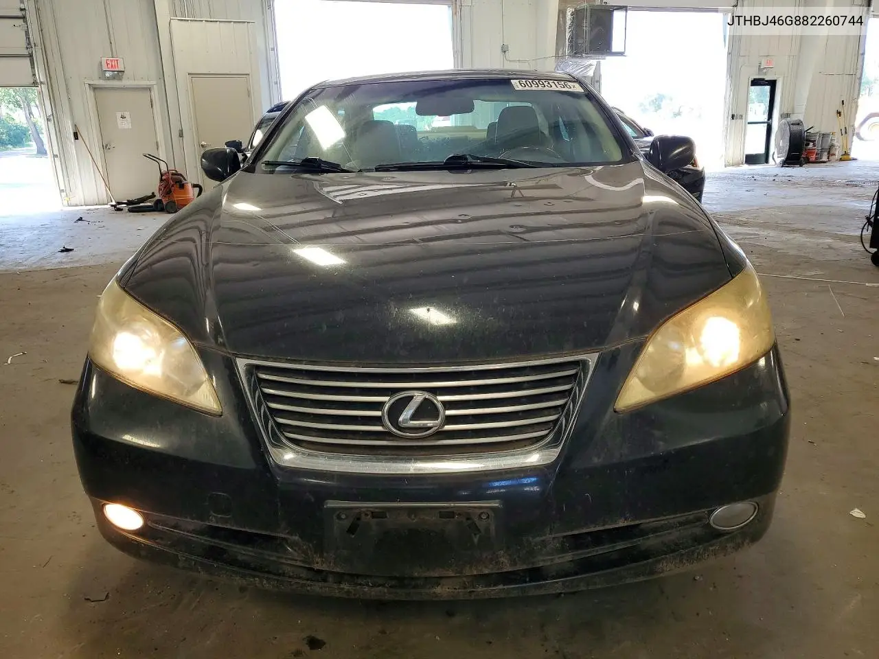 2008 Lexus Es 350 VIN: JTHBJ46G882260744 Lot: 60993156