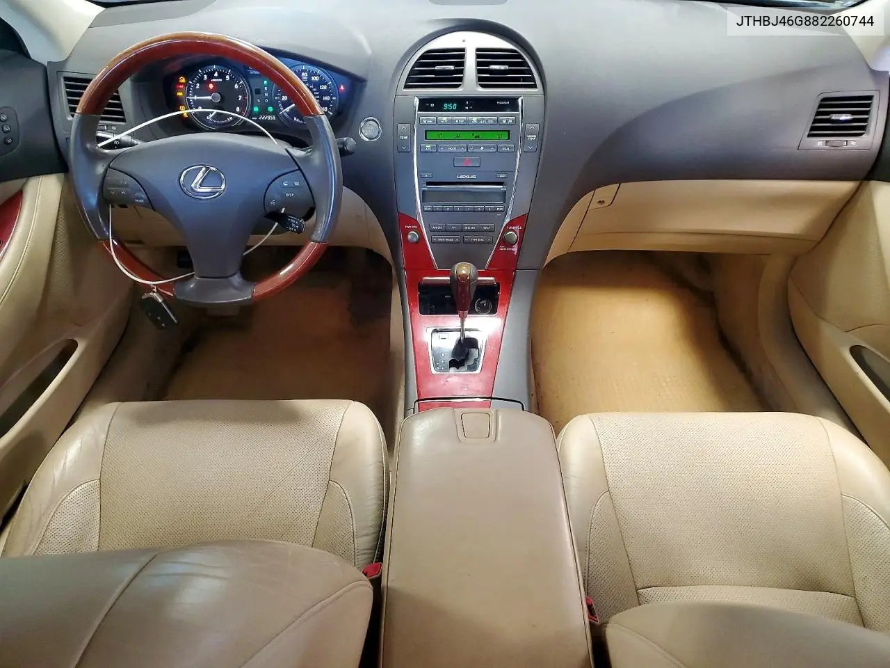 2008 Lexus Es 350 VIN: JTHBJ46G882260744 Lot: 60993156