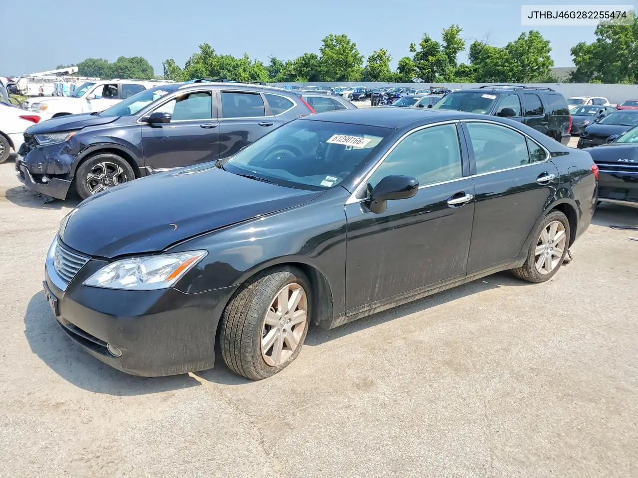 2008 Lexus Es 350 VIN: JTHBJ46G282255474 Lot: 61290166