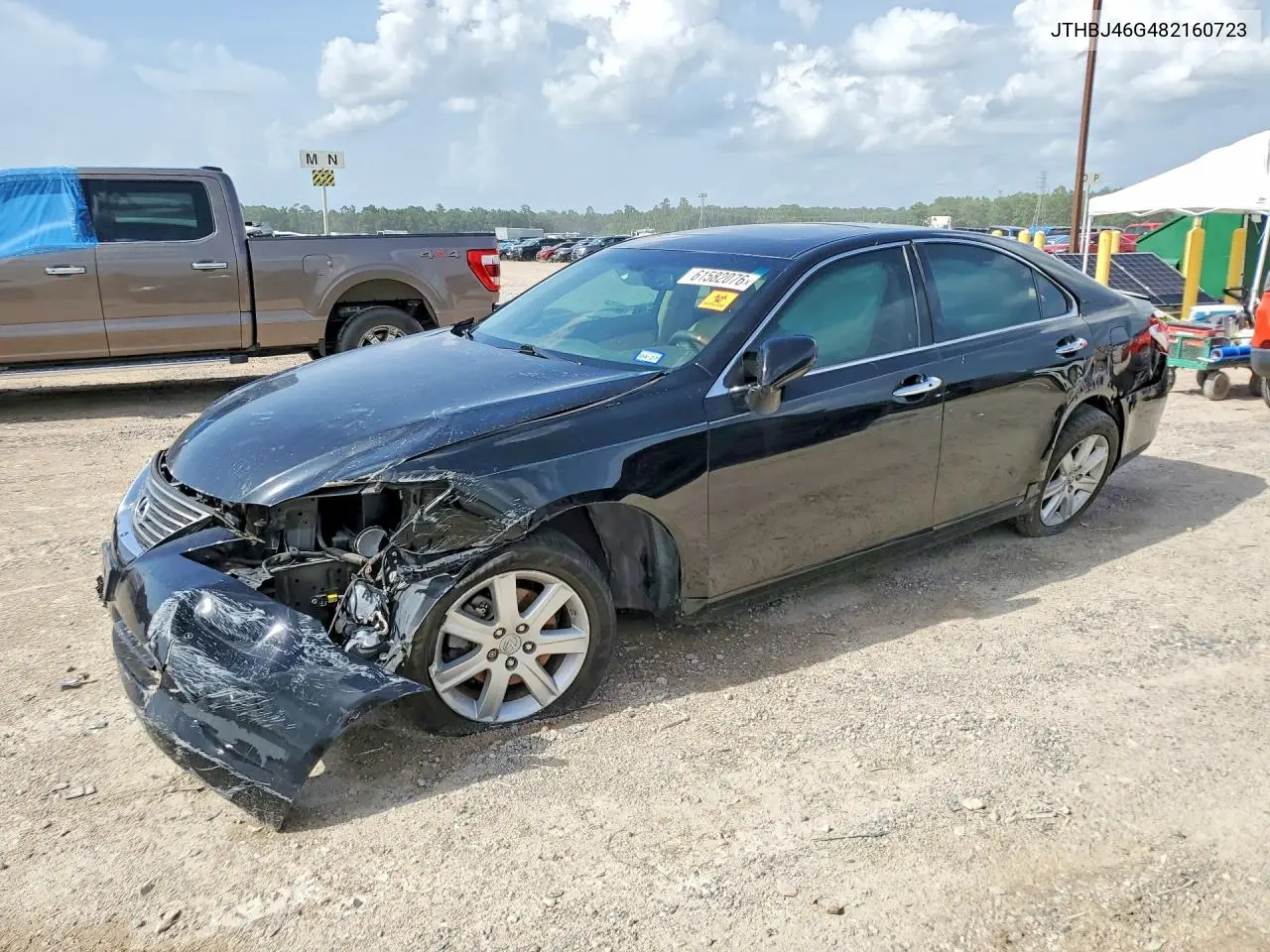 2008 Lexus Es 350 VIN: JTHBJ46G482160723 Lot: 61582076