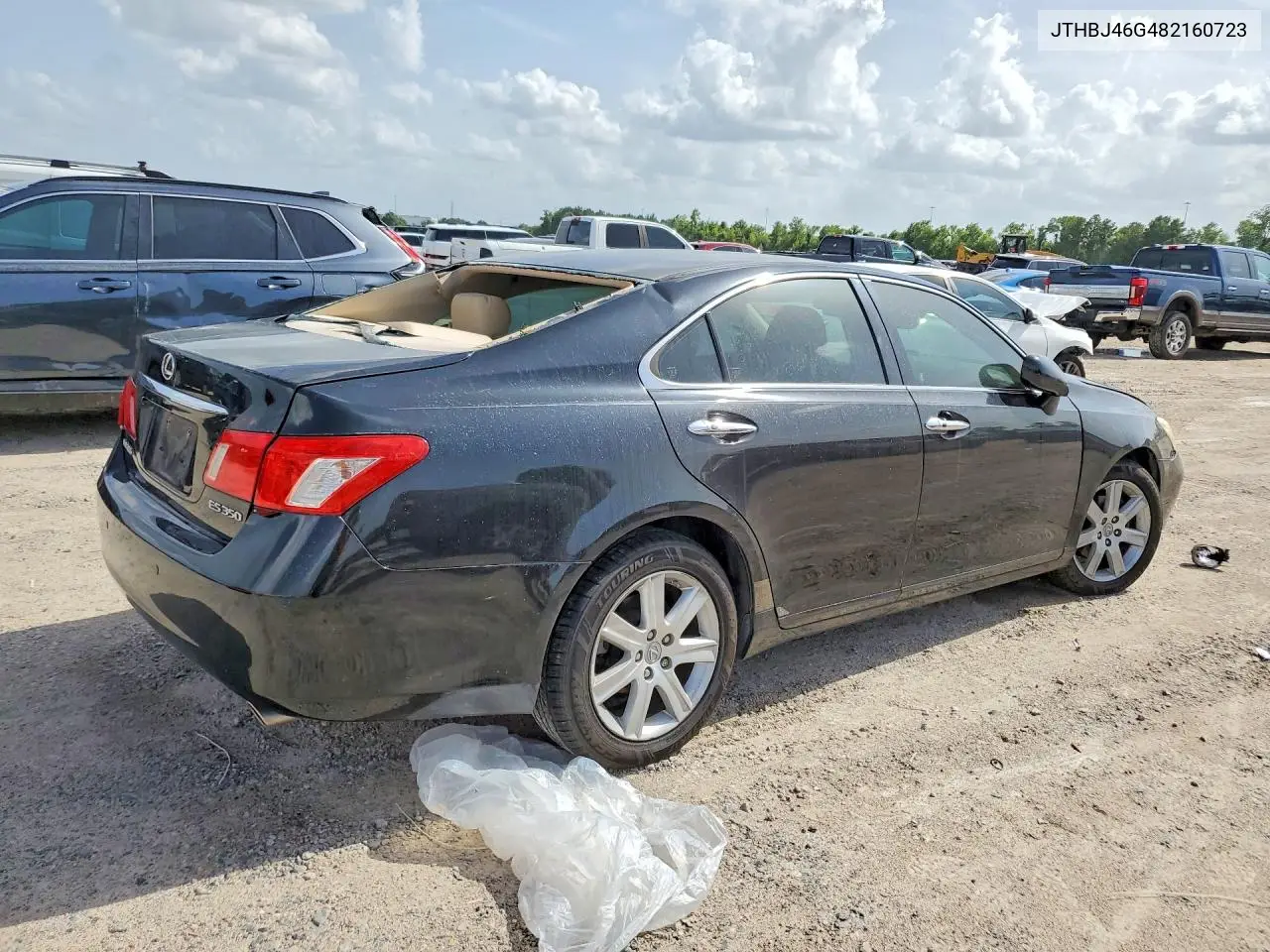 2008 Lexus Es 350 VIN: JTHBJ46G482160723 Lot: 61582076