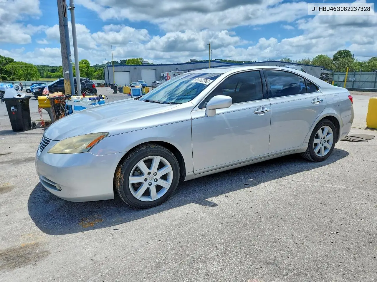 2008 Lexus Es 350 VIN: JTHBJ46G082237328 Lot: 61663756