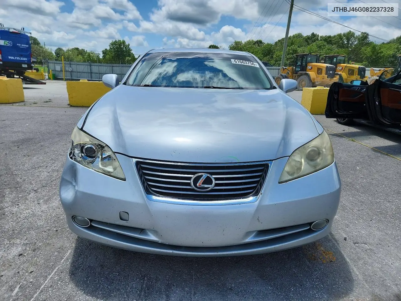 2008 Lexus Es 350 VIN: JTHBJ46G082237328 Lot: 61663756