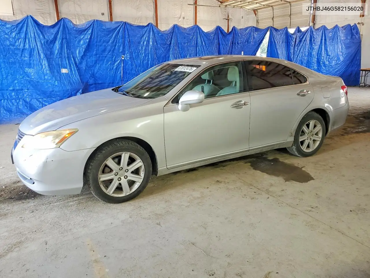 2008 Lexus Es 350 VIN: JTHBJ46G582156020 Lot: 61812476