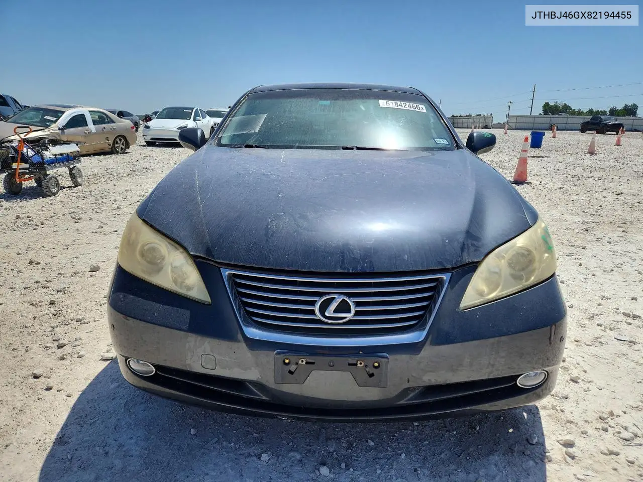 2008 Lexus Es 350 VIN: JTHBJ46GX82194455 Lot: 61842466