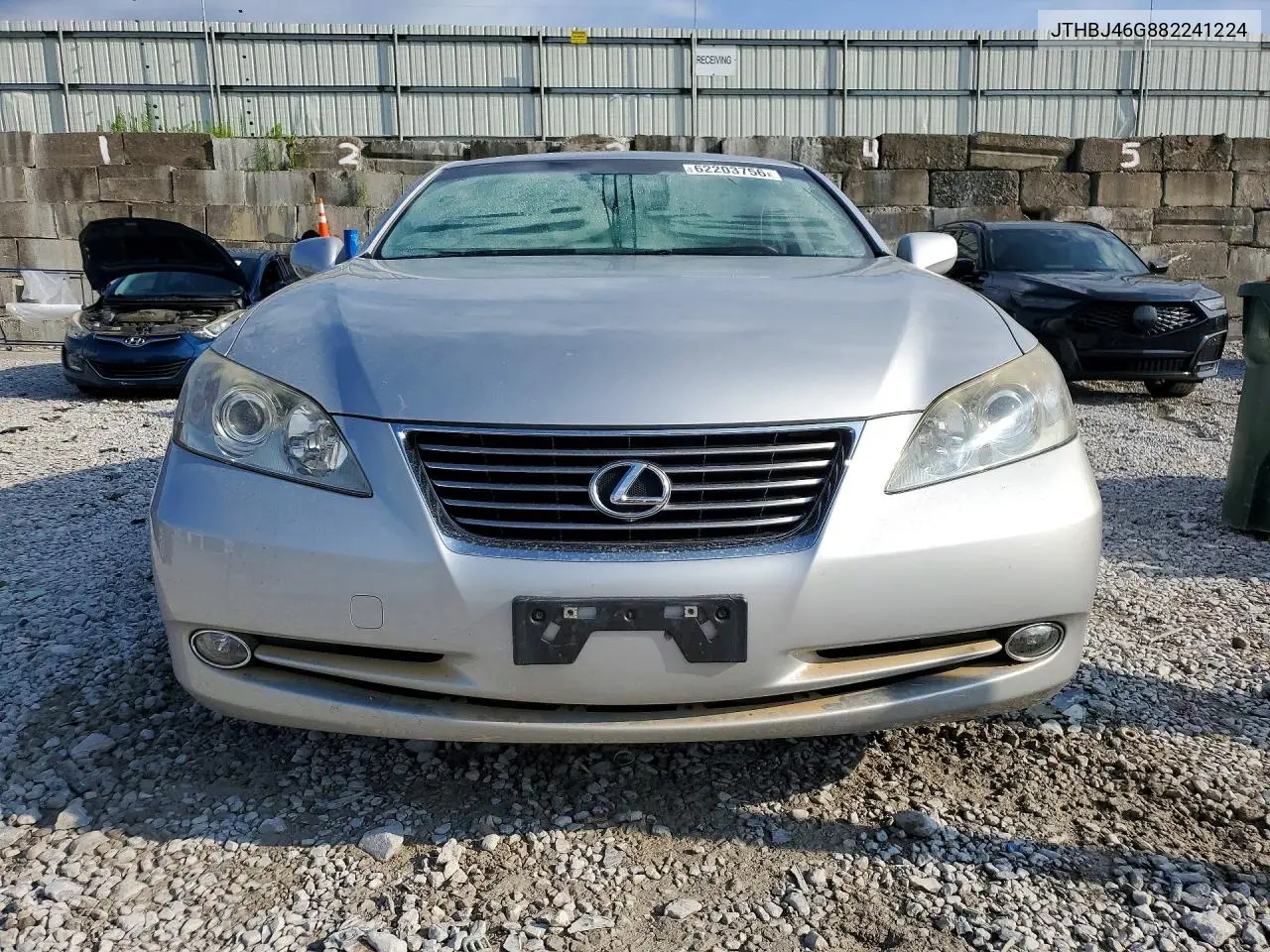 2008 Lexus Es 350 VIN: JTHBJ46G882241224 Lot: 62203756
