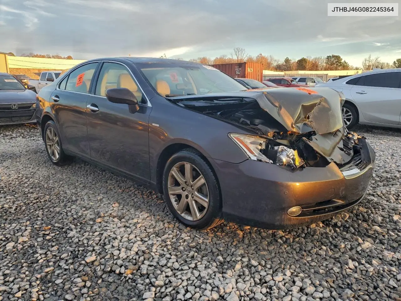 JTHBJ46G082245364 2008 Lexus Es 350
