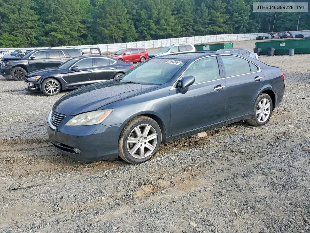 2009 Lexus Es 350 VIN: JTHBJ46G892281191 Lot: 61300146