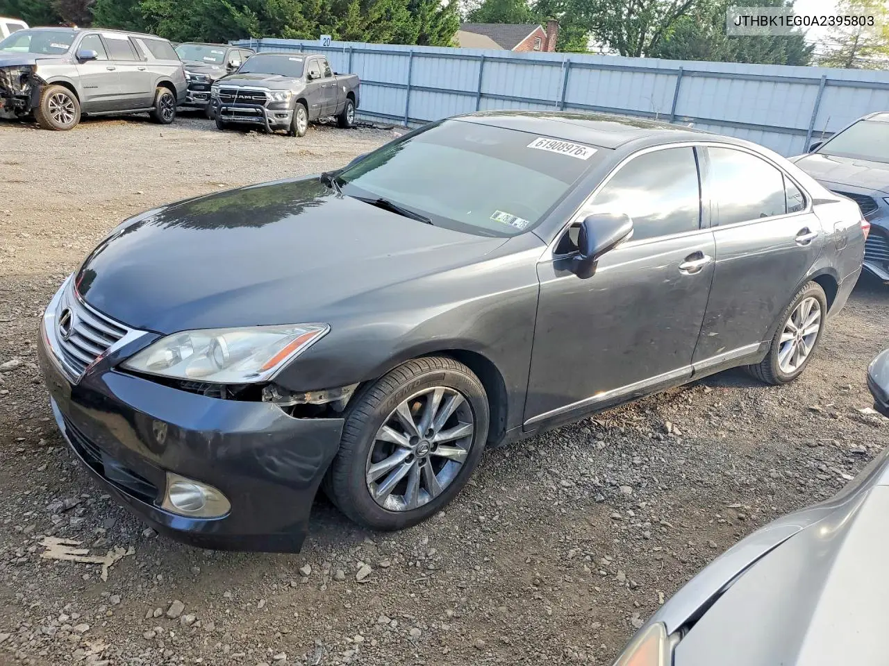 2010 Lexus Es 350 VIN: JTHBK1EG0A2395803 Lot: 61908976