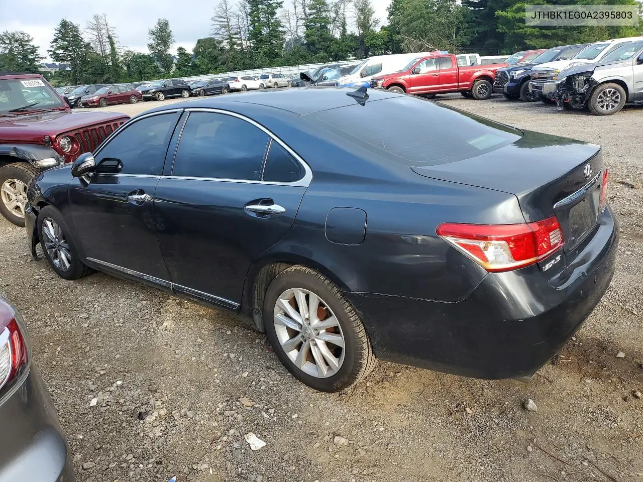 2010 Lexus Es 350 VIN: JTHBK1EG0A2395803 Lot: 61908976