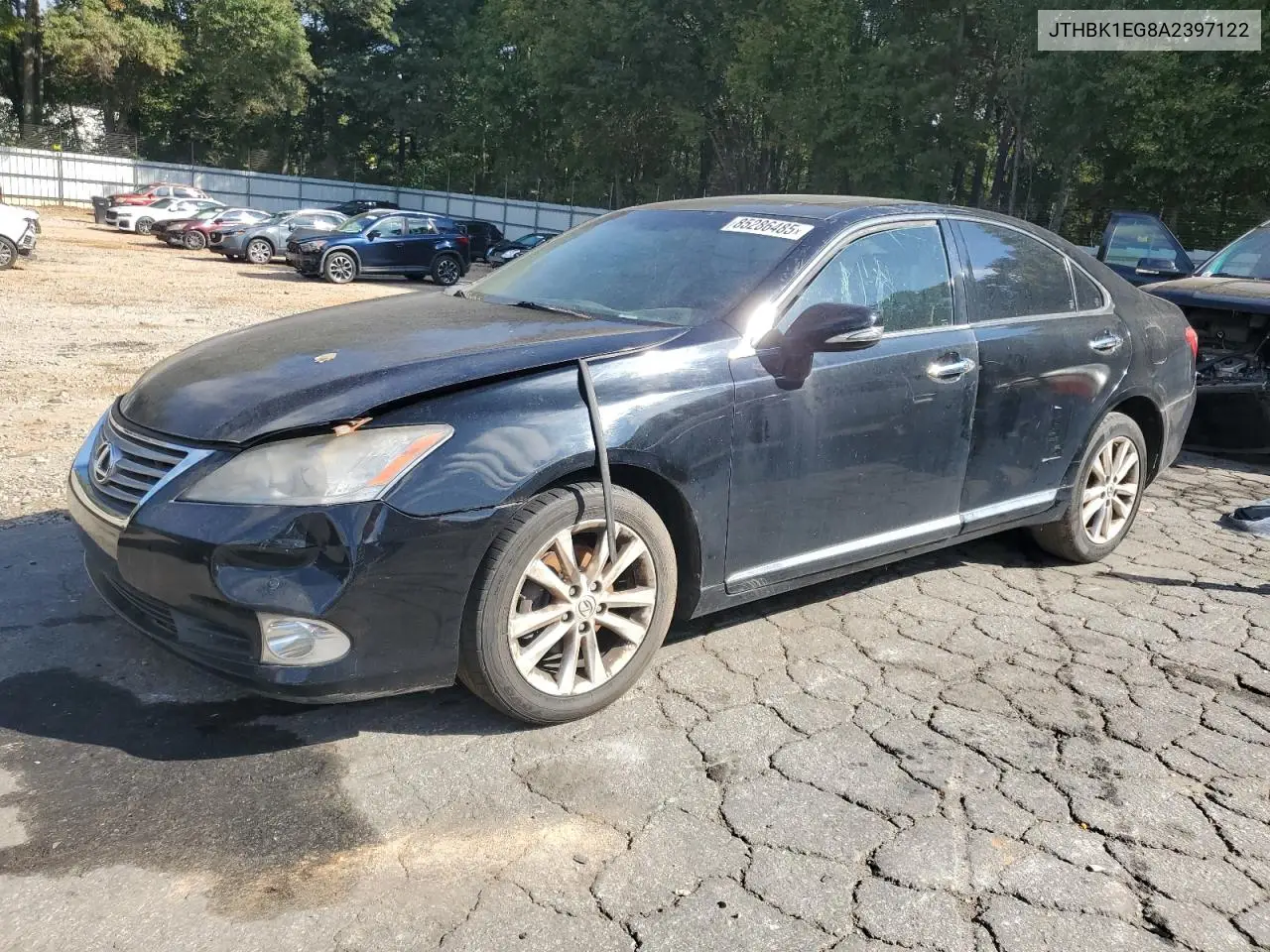 JTHBK1EG8A2397122 2010 Lexus Es 350