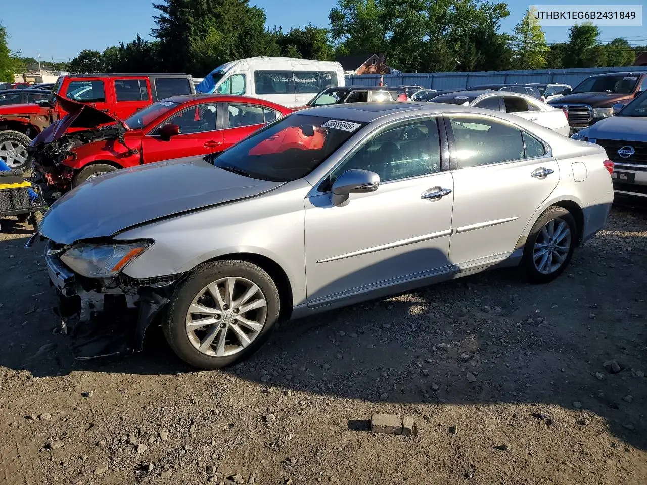 2011 Lexus Es 350 VIN: JTHBK1EG6B2431849 Lot: 55965646