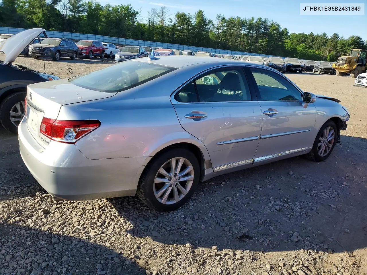 2011 Lexus Es 350 VIN: JTHBK1EG6B2431849 Lot: 55965646