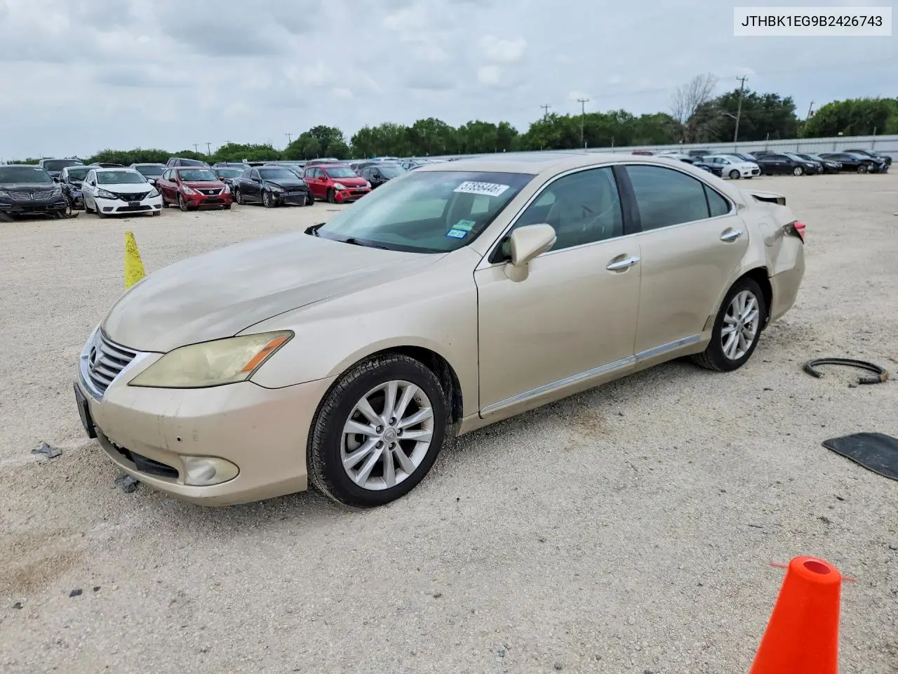 2011 Lexus Es 350 VIN: JTHBK1EG9B2426743 Lot: 57856446