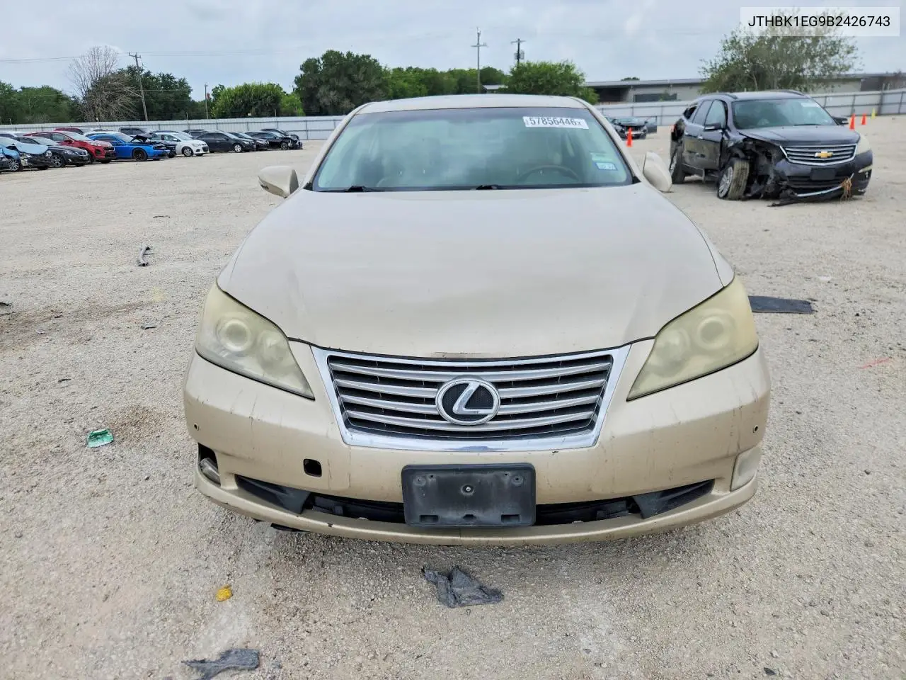 2011 Lexus Es 350 VIN: JTHBK1EG9B2426743 Lot: 57856446