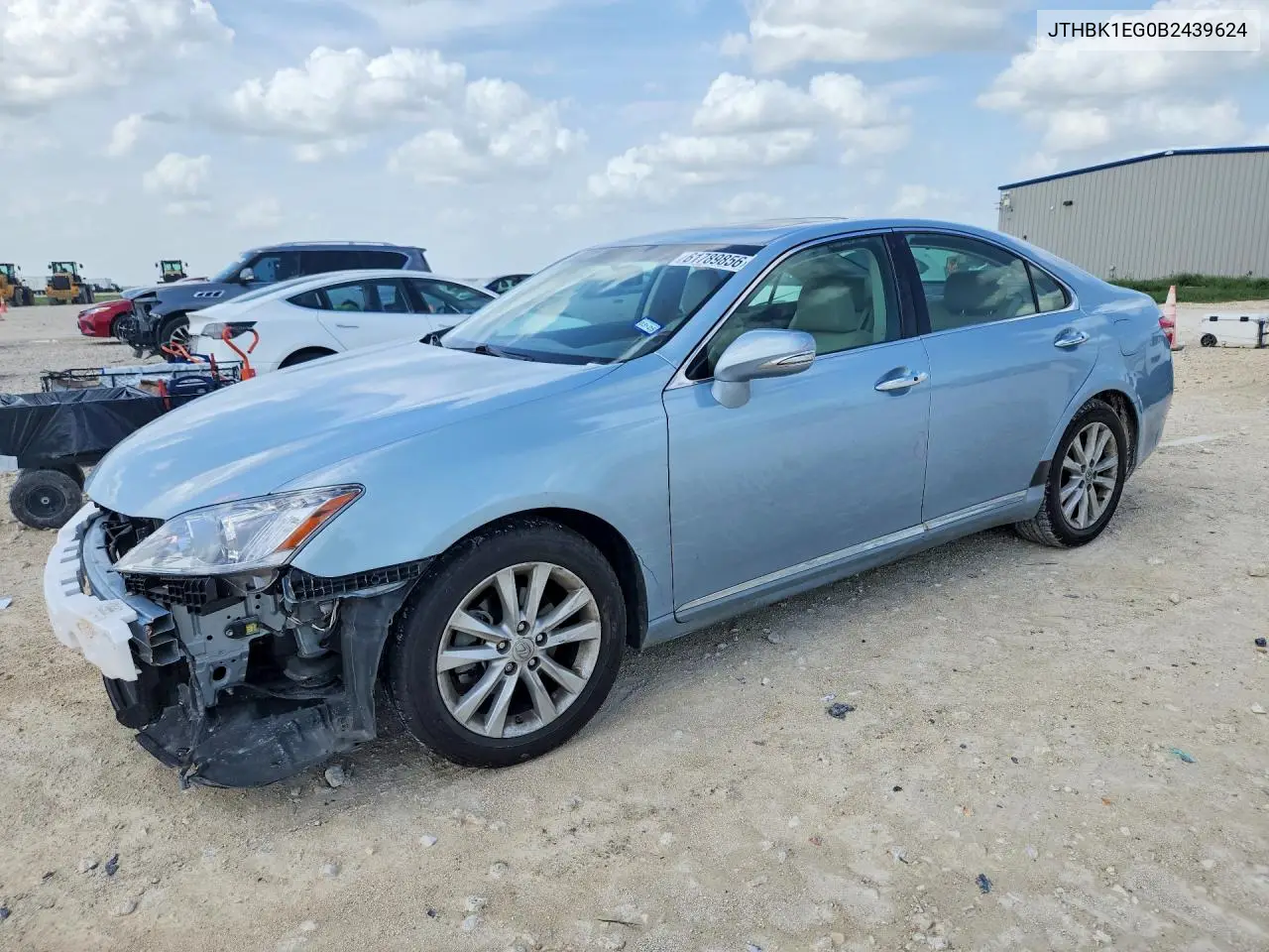 2011 Lexus Es 350 VIN: JTHBK1EG0B2439624 Lot: 61789856