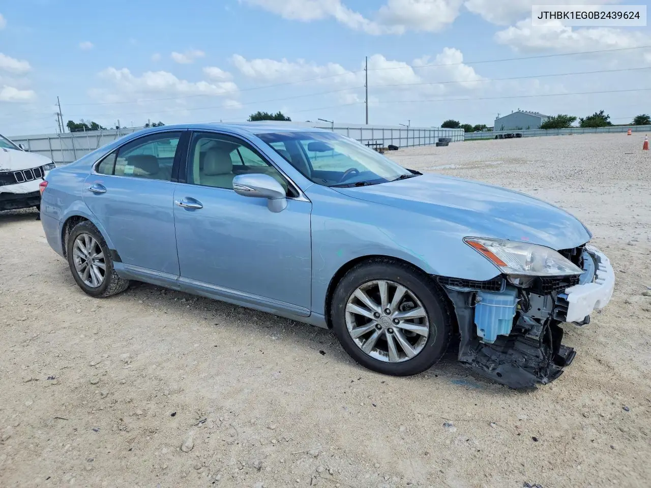 2011 Lexus Es 350 VIN: JTHBK1EG0B2439624 Lot: 61789856