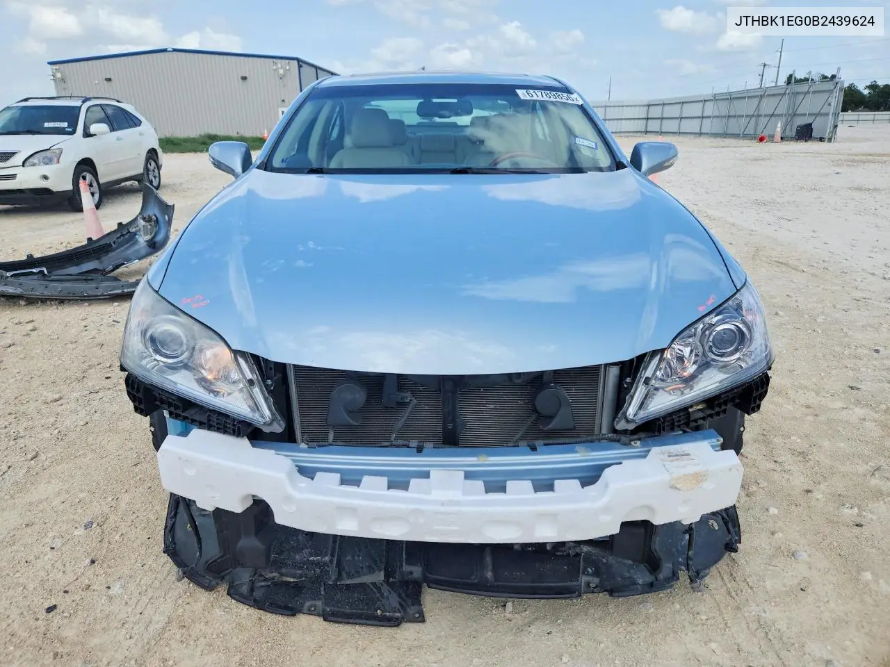 2011 Lexus Es 350 VIN: JTHBK1EG0B2439624 Lot: 61789856