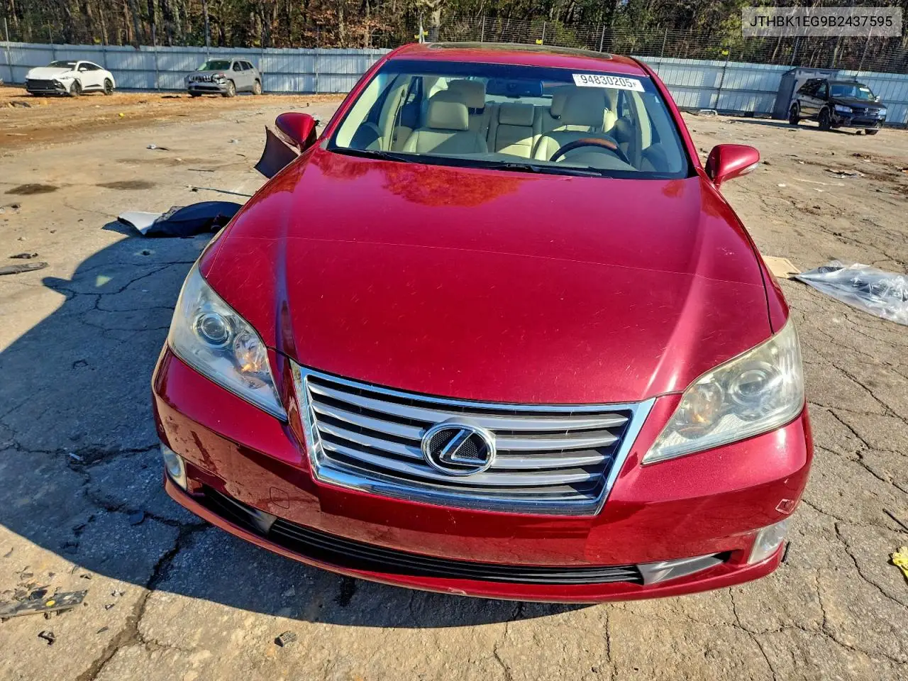 JTHBK1EG9B2437595 2011 Lexus Es 350